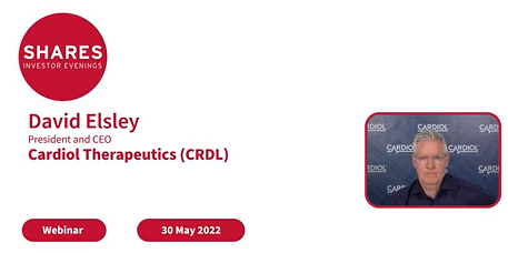Cardiol Therapeutics (CRDL) - David Elsley, President and CEO