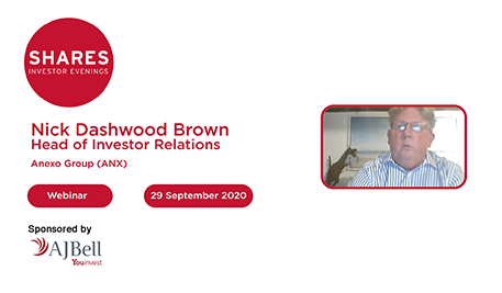 Anexo Group (ANX) - Nick Dashwood Brown, Head of Investor Relations