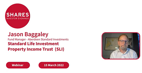 Standard Life Investment Property Income Trust - Jason Baggaley, Fund Manager