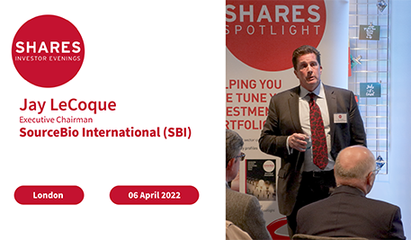 SourceBio International (SBI) - Jay LeCoque, Executive Chairman