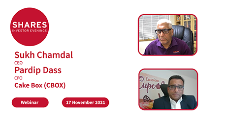 Sukh Chamdal, CEO & Pardip Dass, CFO - Cake Box (CBOX)